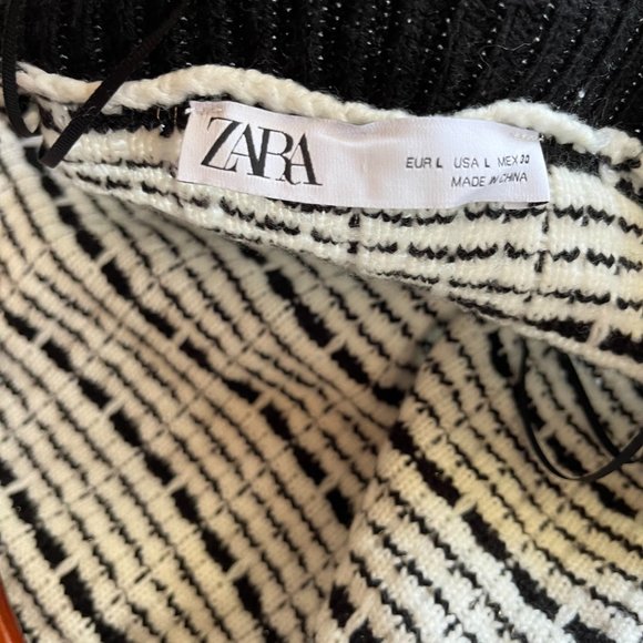 ZARA TWEED CARDIGAN Size LARGE - Picture 6 of 14